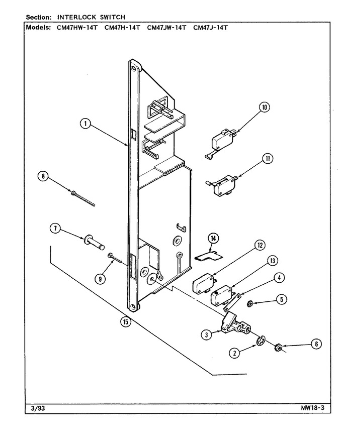 Diagram for CM47HW-14T