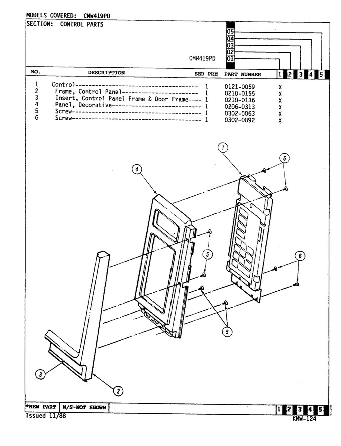 Diagram for CMW419PD