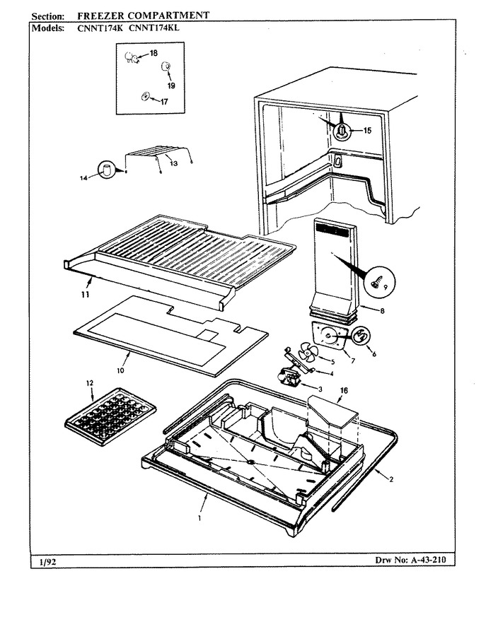 Diagram for CNNT174KLA (BOM: BF32C)