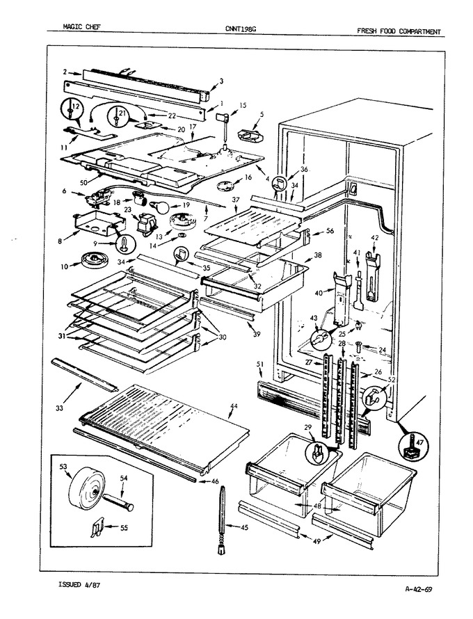 Diagram for CNNT198GH (BOM: 7D06A)