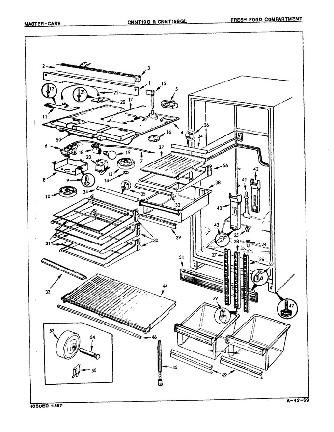 Diagram for CNNT198GLH (BOM: 7D07A)