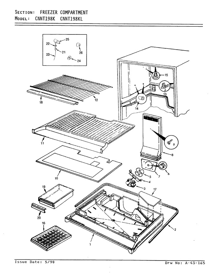 Diagram for CNNT198KA (BOM: AF51A)