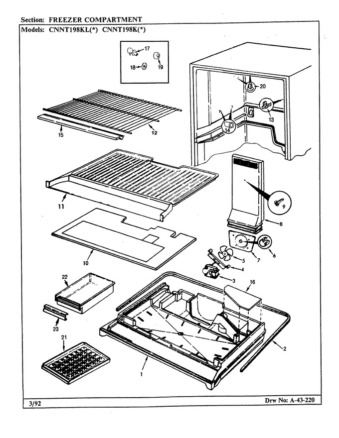 Diagram for CNNT198KLA (BOM: CF67A)