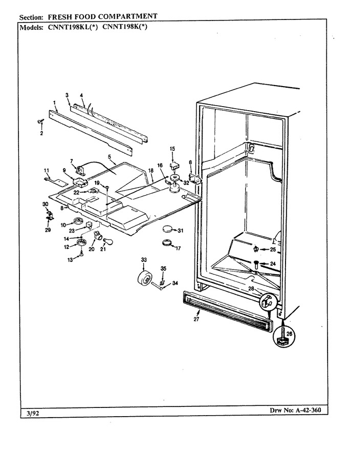 Diagram for CNNT198KLA (BOM: CF67A)