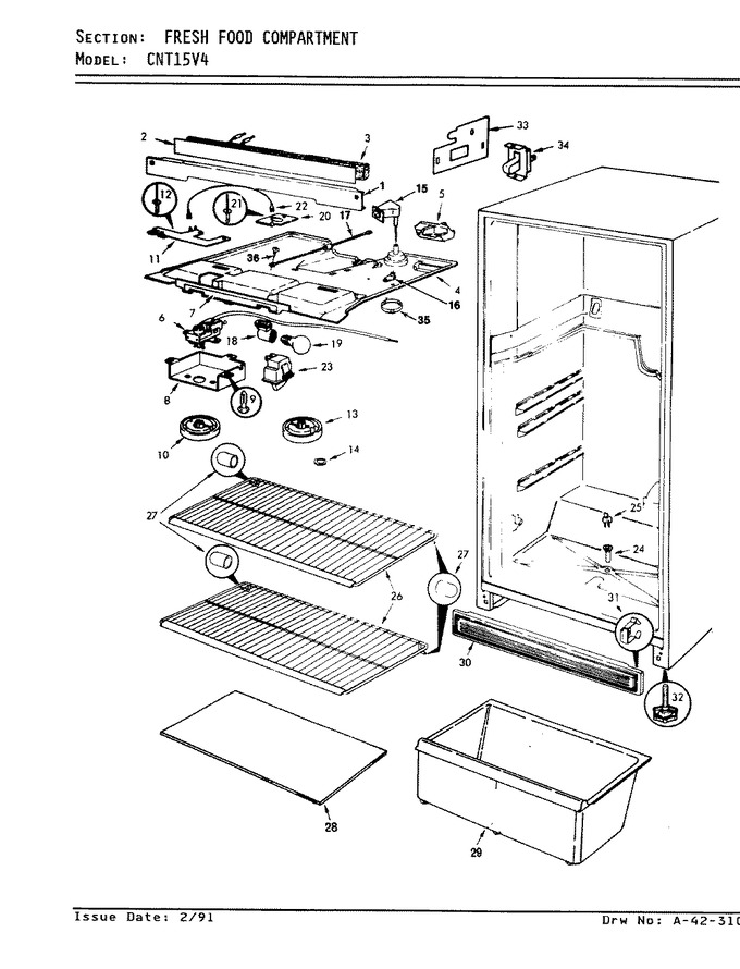 Diagram for CNT15V4A (BOM: AC11A)