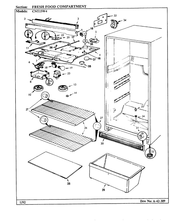 Diagram for CNT15W4A (BOM: BC11E)