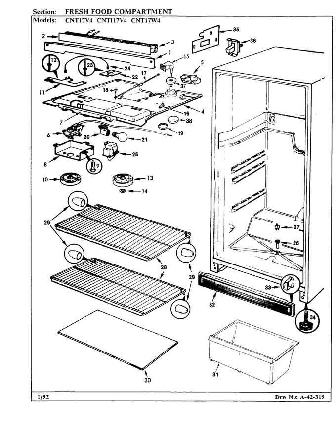 Diagram for CNT17V4 (BOM: AC33A)