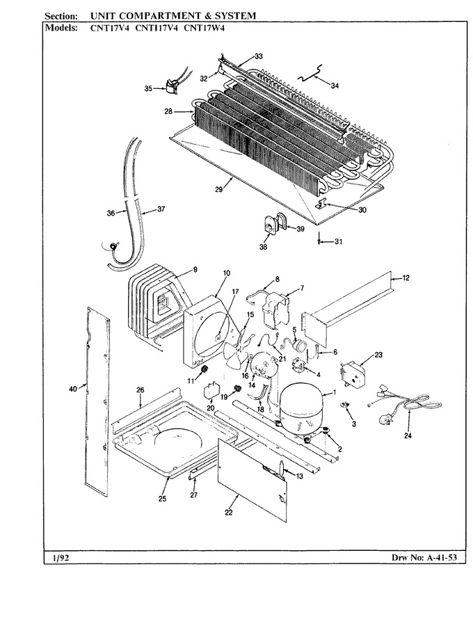 Diagram for CNT17W4 (BOM: BC33A)