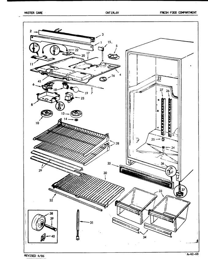 Diagram for CNT19L6VH (BOM: 5A44A)