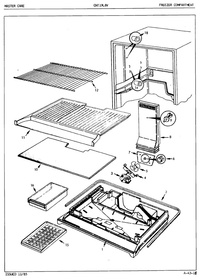 Diagram for CNT19L8H (BOM: 5A45B)