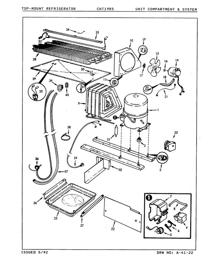 Diagram for CNT19R5A (BOM: 8A03A)