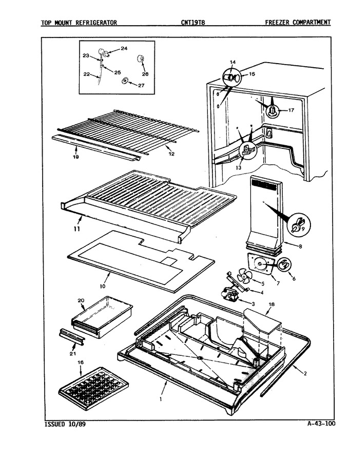 Diagram for CNT19T8 (BOM: 8A15A)