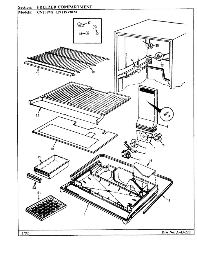 Diagram for CNT19V8A (BOM: AC54A)