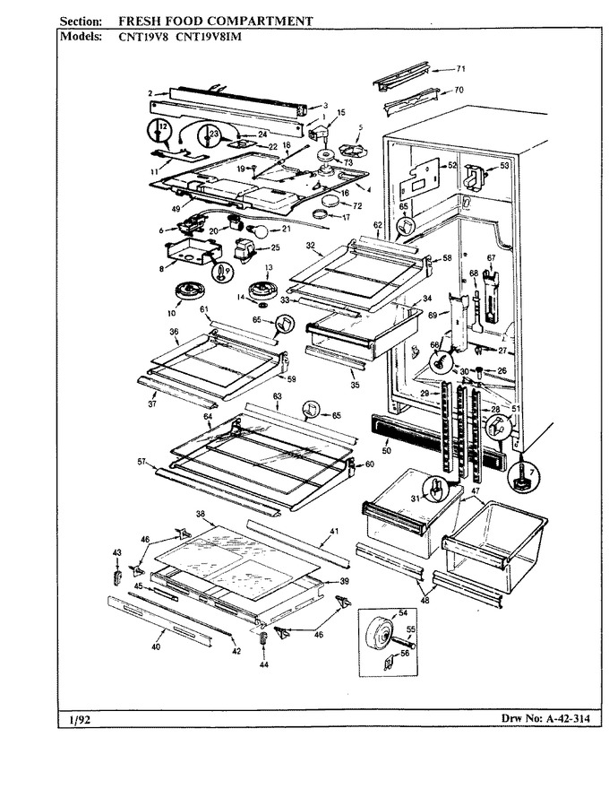 Diagram for CNT19V8A (BOM: AC54B)