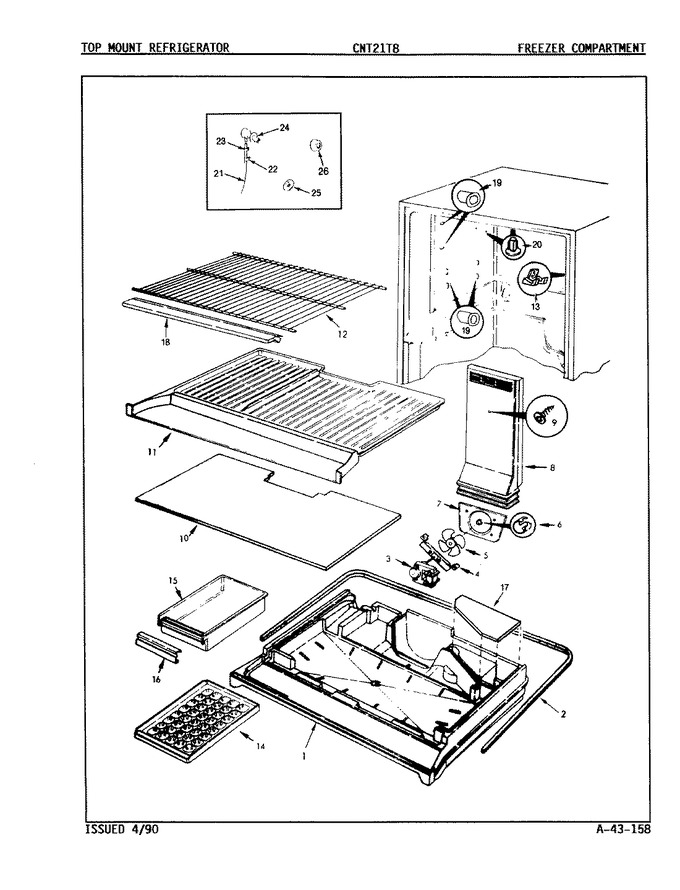 Diagram for CNT21T8A (BOM: 9C52B)