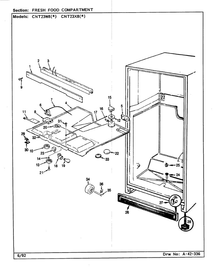 Diagram for CNT23X8 (BOM: CL92A)