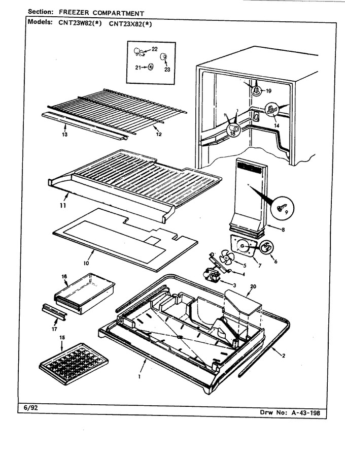 Diagram for CNT23X82 (BOM: CF92A)