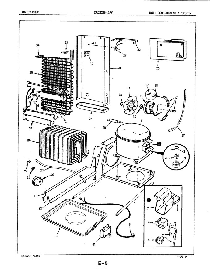 Diagram for CRC22EY-3AW (BOM: 5M79B)