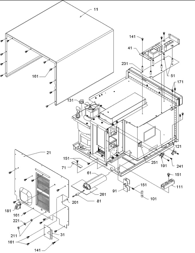 Diagram for DEC1000VP (BOM: P1304454M)