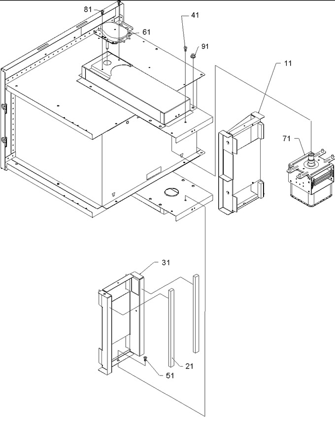 Diagram for DEC1000VP (BOM: P1304422M)