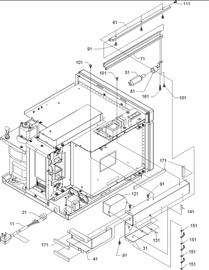 Diagram for DEC1800D (BOM: P1312715M)