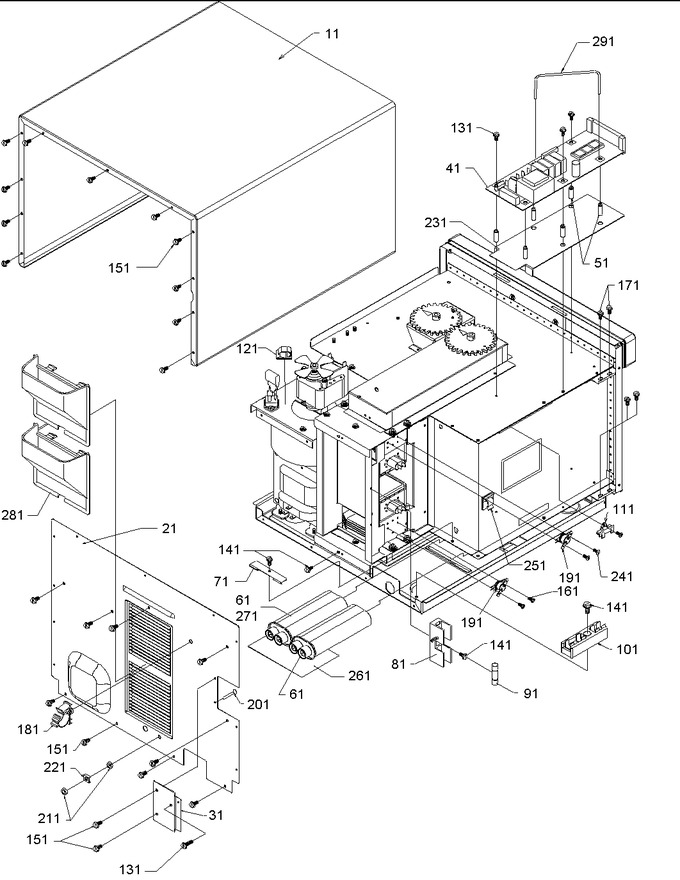 Diagram for DEC1400VP (BOM: P1304456M)