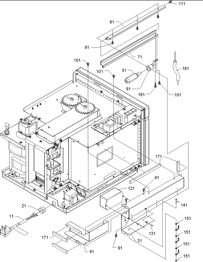 Diagram for DEC1400VP (BOM: P1304431M)