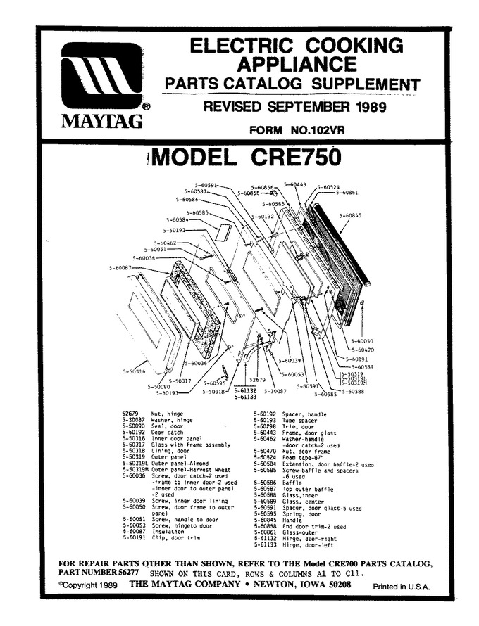 Diagram for LCRE750