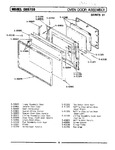 Diagram for 05 - Oven Door Assembly