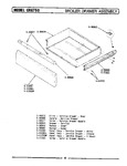 Diagram for 01 - Broiler Drawer