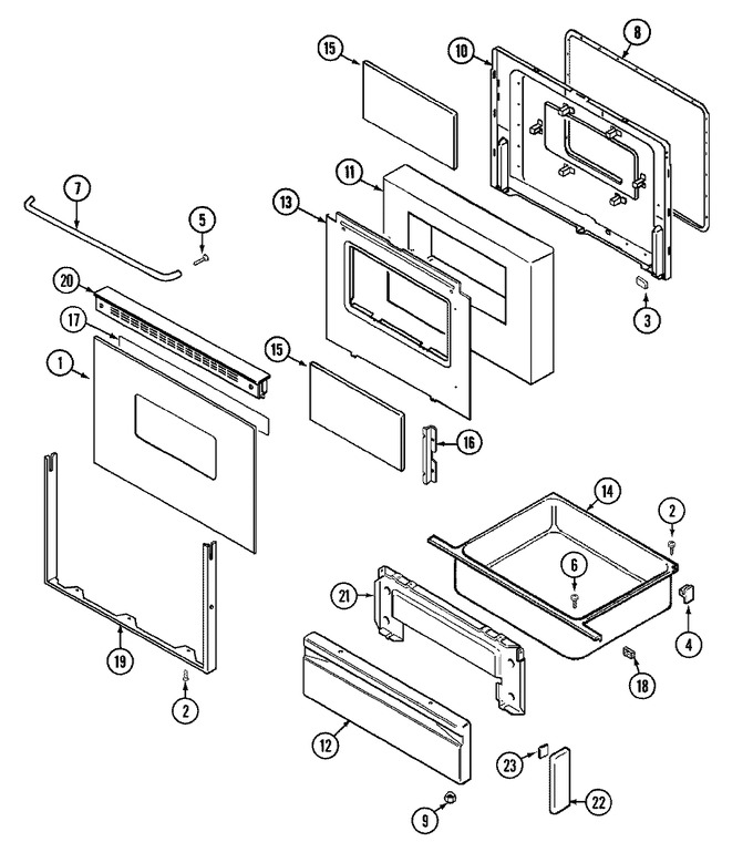 Diagram for CRG9700BAW