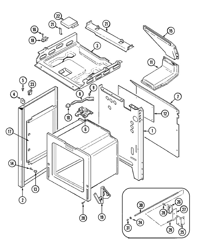 Diagram for CRG9600AAW