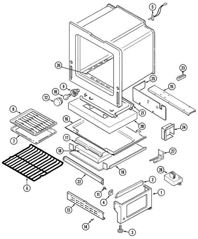 Diagram for CRG9700CGE