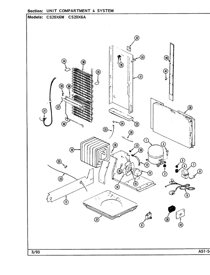 Diagram for CS20X6W (BOM: DR10A)