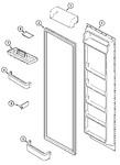 Diagram for 07 - Fresh Food Inner Door