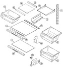 Diagram for 11 - Shelves & Accessories (bisque)