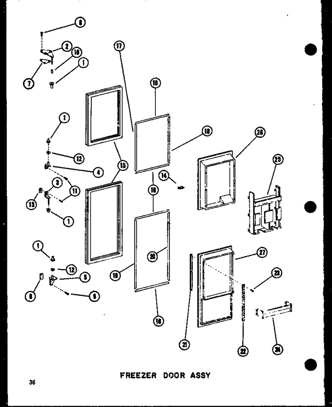 Diagram for SRI19W-L (BOM: P7332013W L)