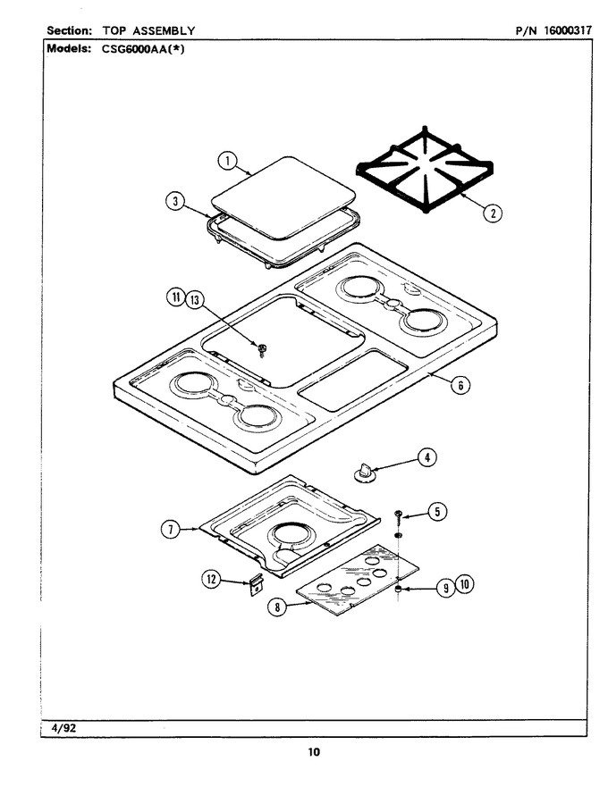 Diagram for CSG6000AAL