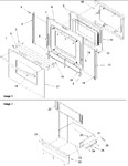 Diagram for 04 - Oven Door And Storage Door