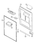 Diagram for 06 - Fresh Food Inner Door (bisque)