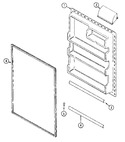 Diagram for 06 - Fresh Food Inner Door