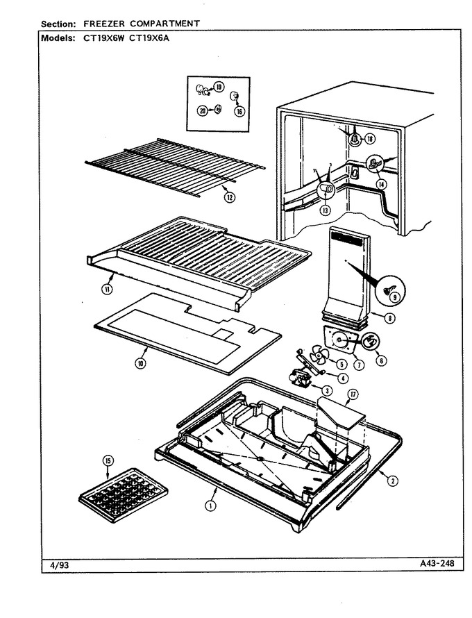 Diagram for CT19X6A (BOM: DE67A)