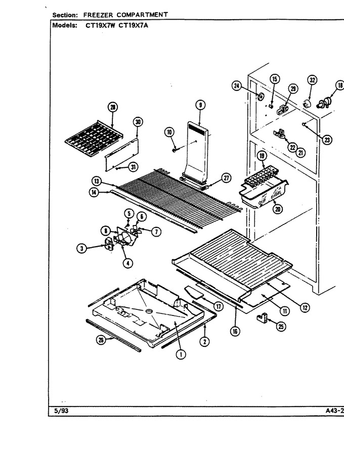 Diagram for CT19X7A (BOM: DC67A)