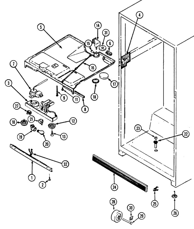 Diagram for RB171PW (BOM: DG21C)