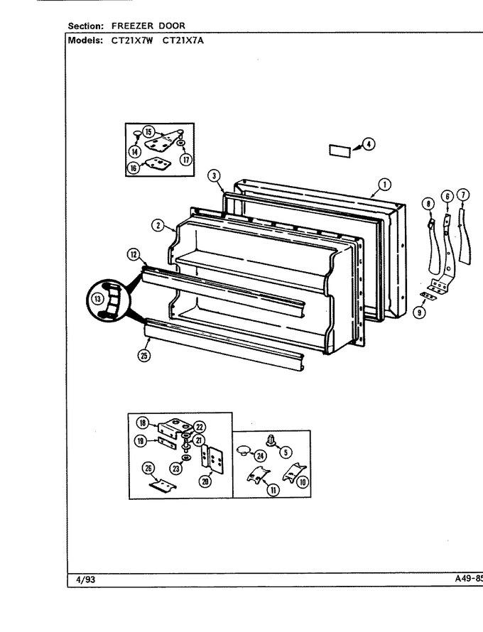 Diagram for CT21X7A (BOM: DD68A)