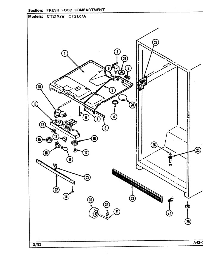 Diagram for CT21X7A (BOM: DD68A)