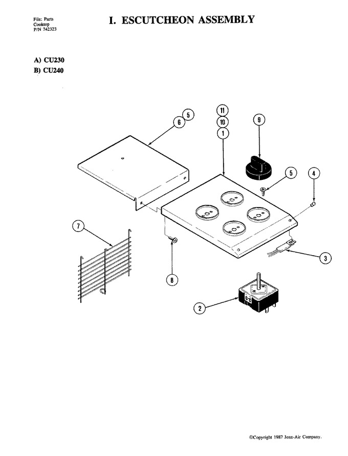 Diagram for CU230