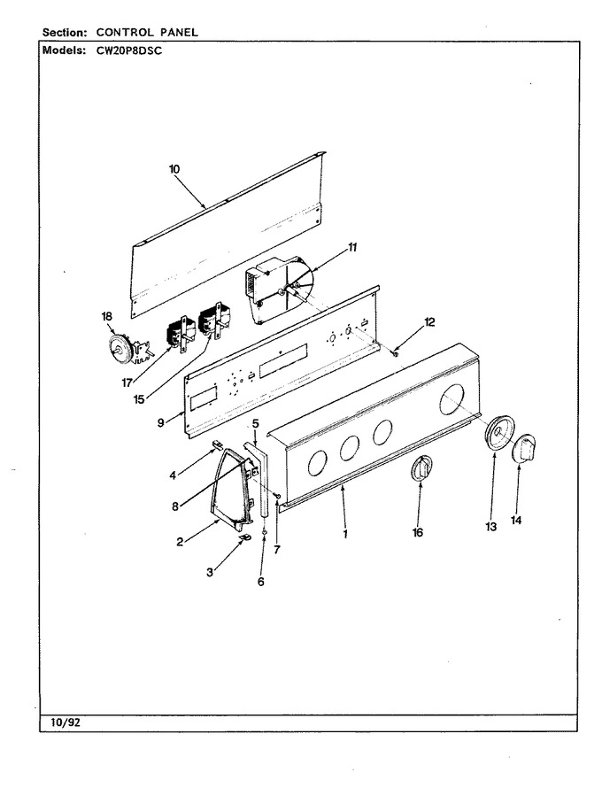 Diagram for CW20P8DSC