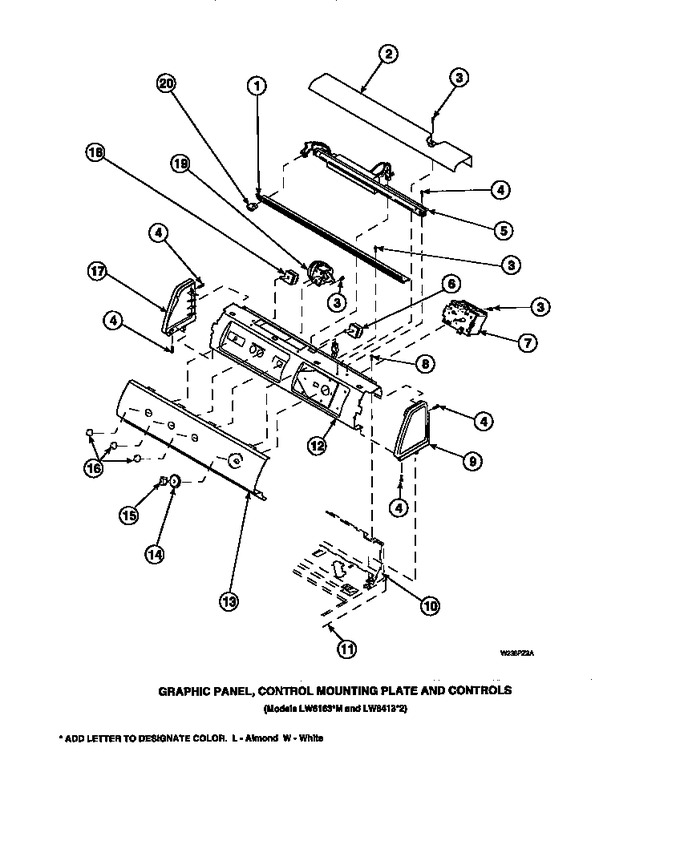 Diagram for LW6143WM (BOM: PLW6143WM A)