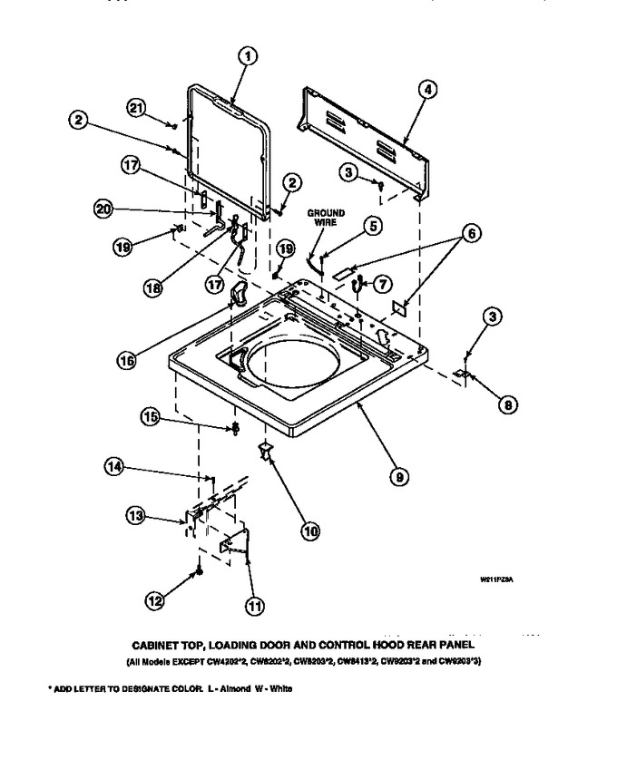 Diagram for LW4203L2 (BOM: PLW4203L2 A)